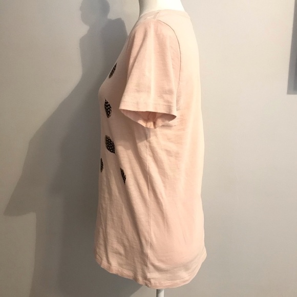 J Crew Factory Feather’s Collectors T Shirt Small Pink Short Sleeve Preppy - Picture 4 of 7